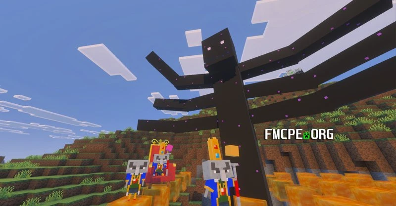 Giant mob and illager mage