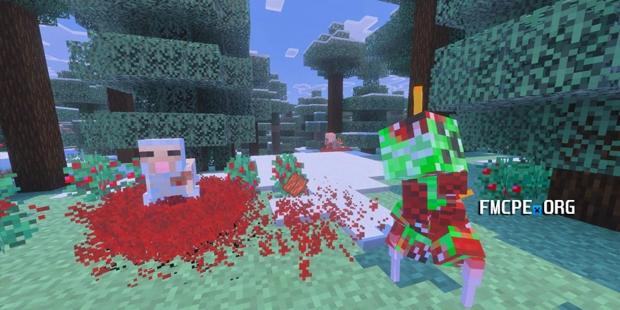 Infected Creeper and Sheep