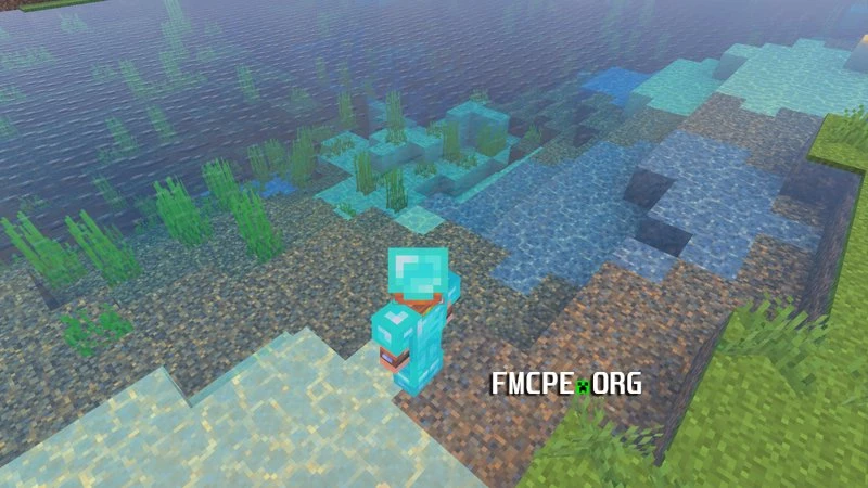 No particles in the water