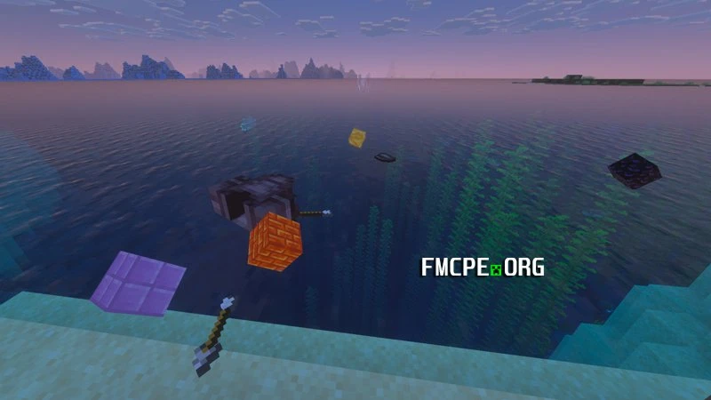 Item floating on water surface