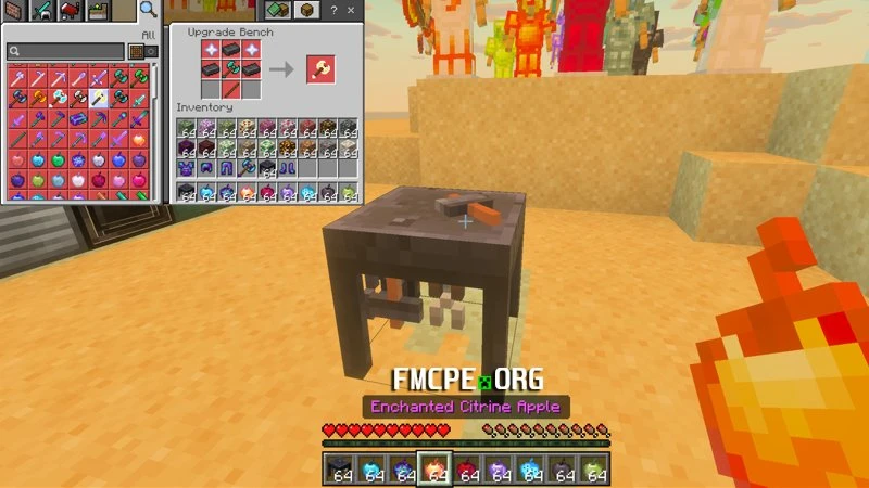 Use the Upgrade Bench to craft new items