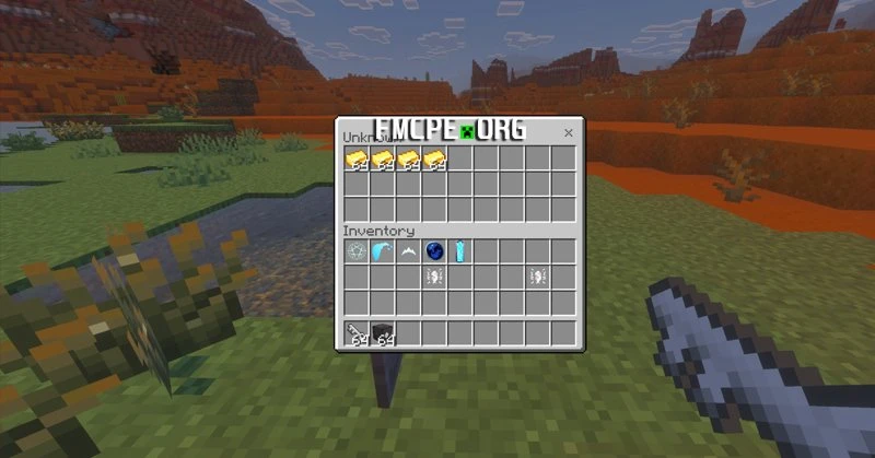 Put the items you want keep safe inside