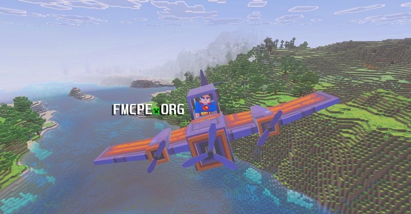 Flying over the river