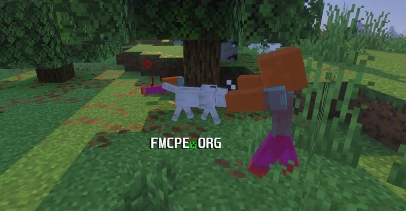 a wolf fighting multiple zombies