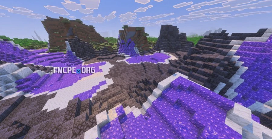 Amethyst craters