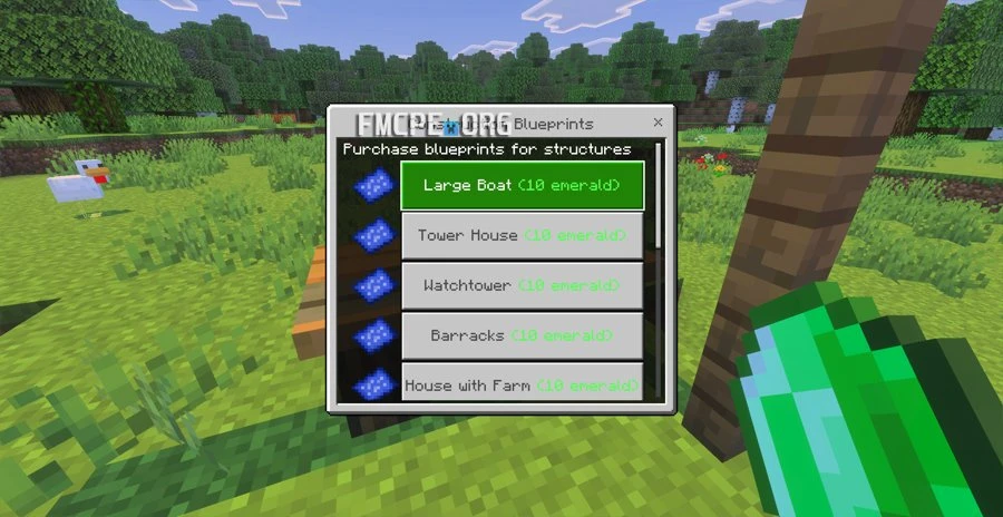 Buying blueprints
