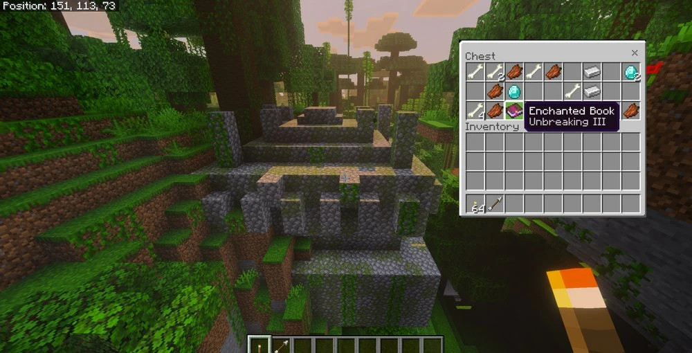 In the second temple I've found 3 diamonds