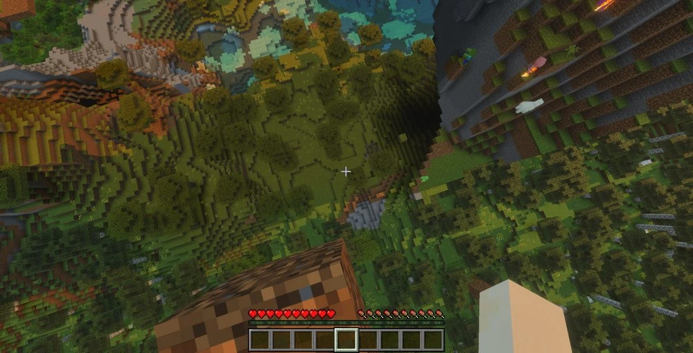 You will spawn high enough for a crash