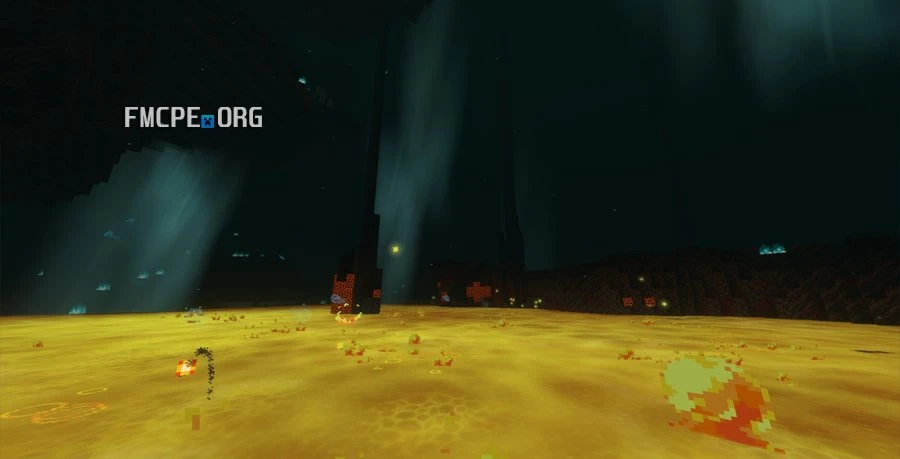 Nether lava in Realism Craft addon
