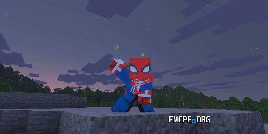 Superhero pose, Spider-Man costume