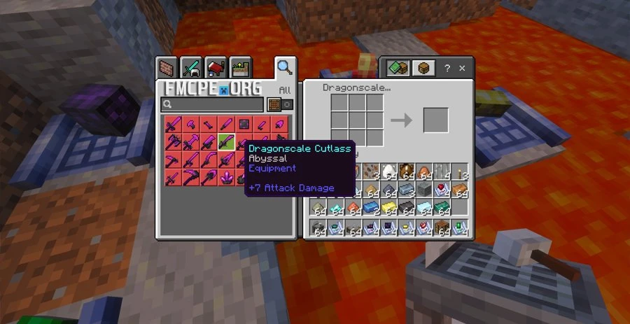 Blueprint acts as a crafting table