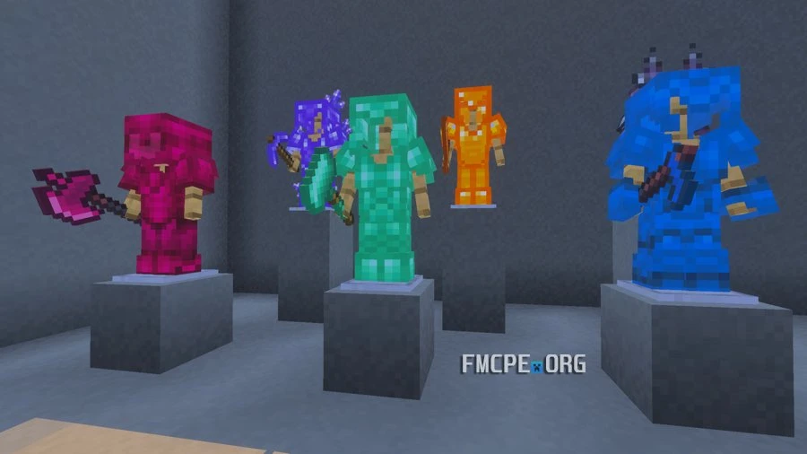 Armor sets made of new ores