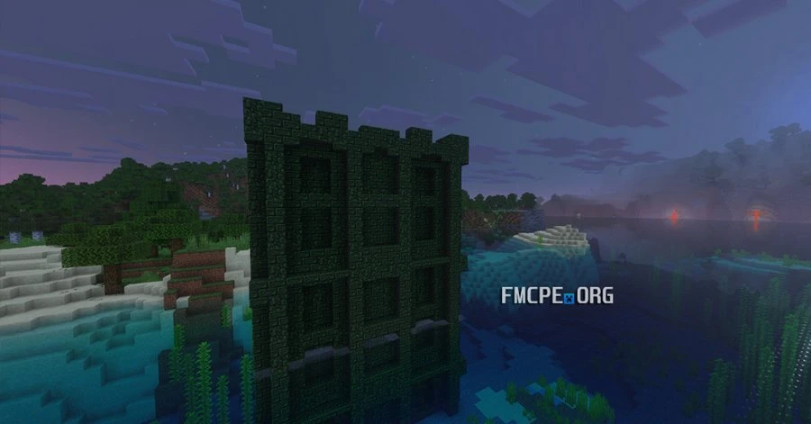 Jungle Dungeon entrance generated in the water