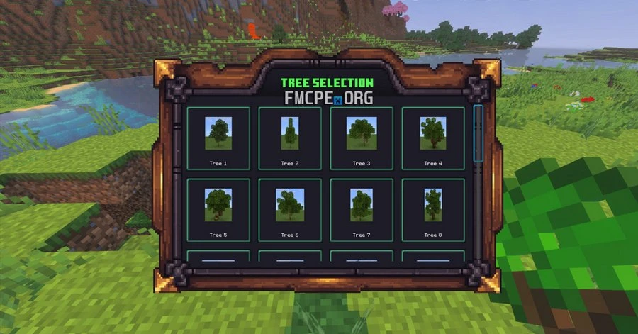 Tree Selection window