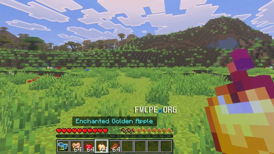 Appleskin Bedrock addon
