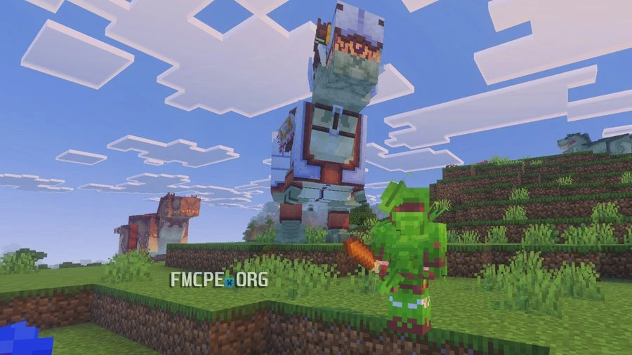 Camouflaged armor set