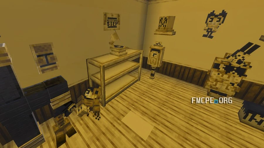 Bendy The Ink Demon decorated room