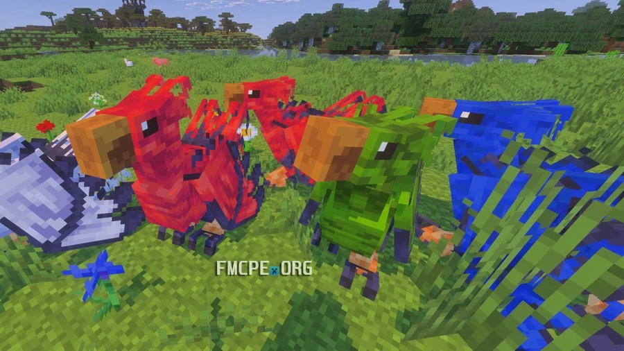 Chocobos of different colors