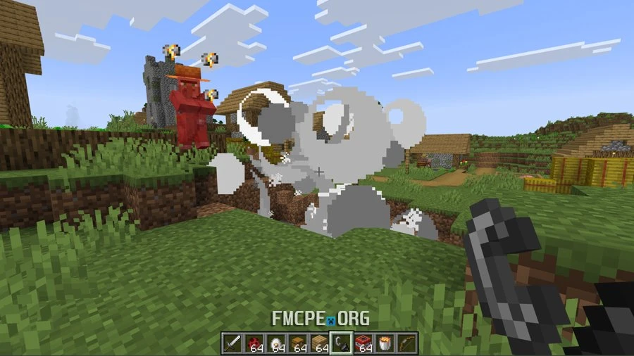 Java looking explosion in Bedrock