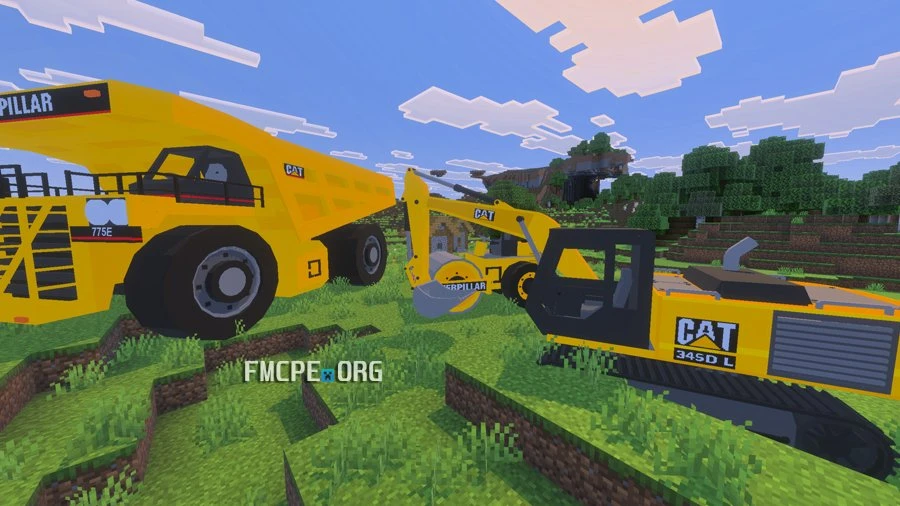 Dump Truck and Excavator