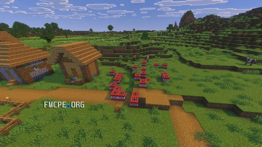 TNTs prepared for explosion