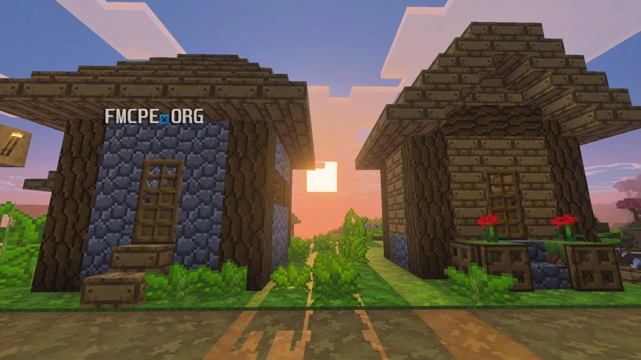 Village with Pokemon resource pack