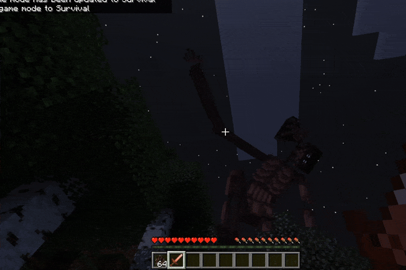 Siren Head attacking the player