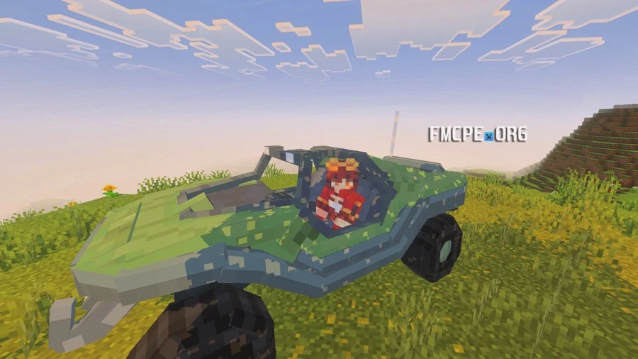 Sitting in Warthog from Halo