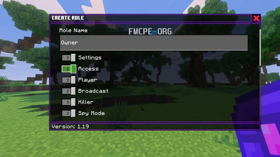 Giving rights to Owner role