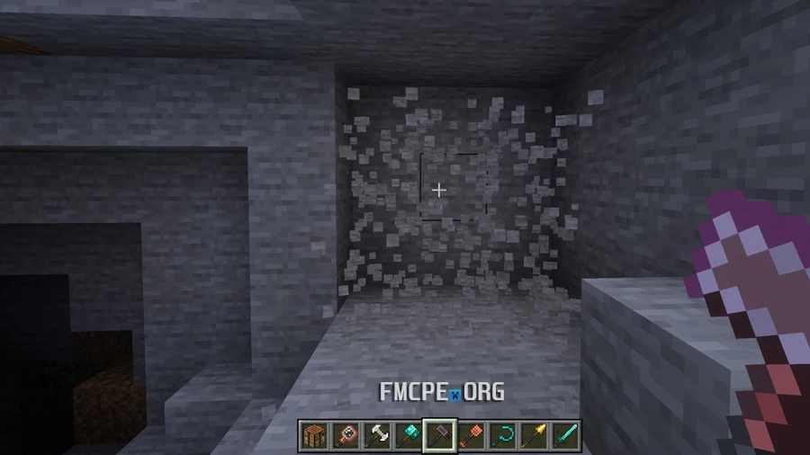 Gathering Stone with a Hammer