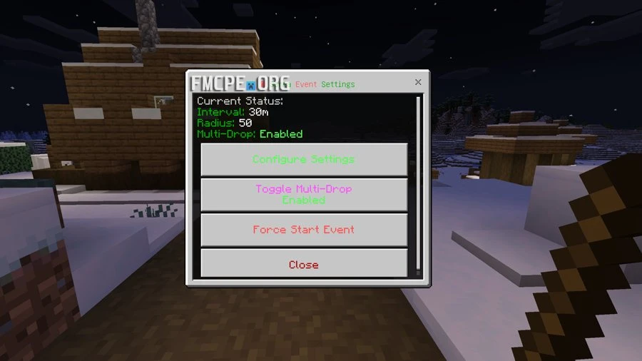 Set the timing for drops