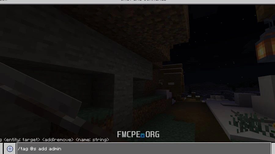 Give yourself admin tag