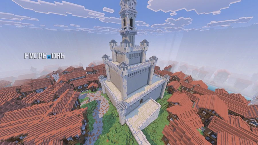 Attack on Titans Shiganshina District Minecraft map