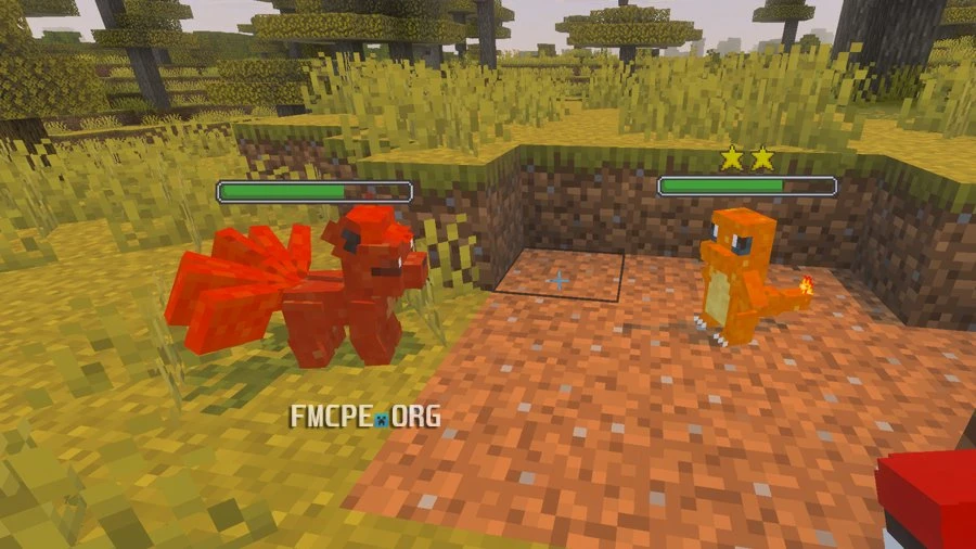 Pokemon battle Charmander vs Vulpix