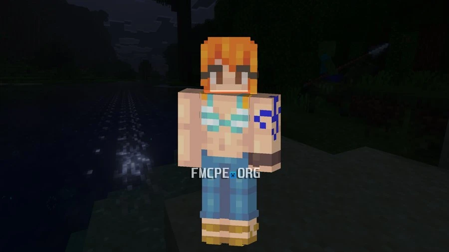 Nami skin for Minecraft Bedrock