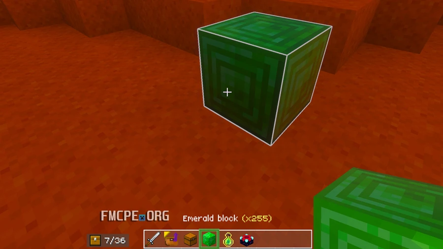 Putting blocks from 256 block stack