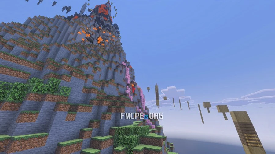 Parkour to the top of the mountain