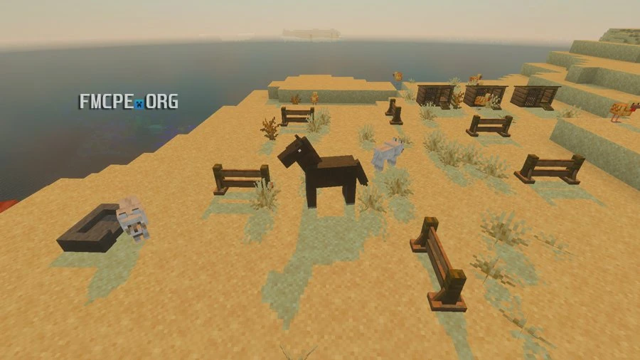 Horse show jumping course