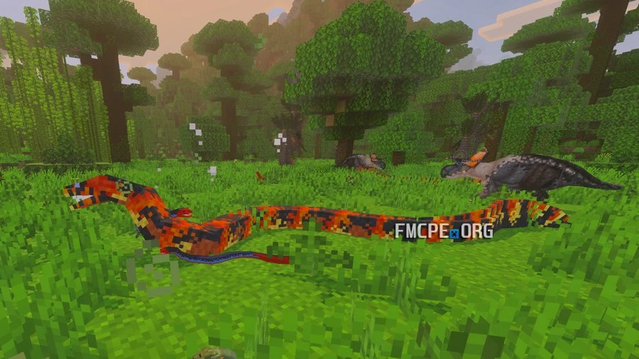 Giant prehistoric snake