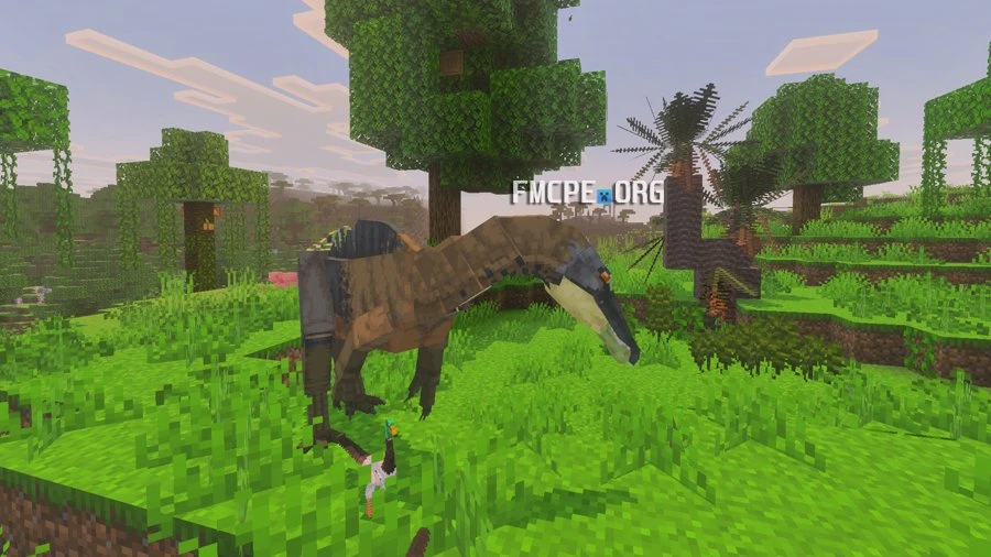 Dinosaur in Minecraft Bedrock