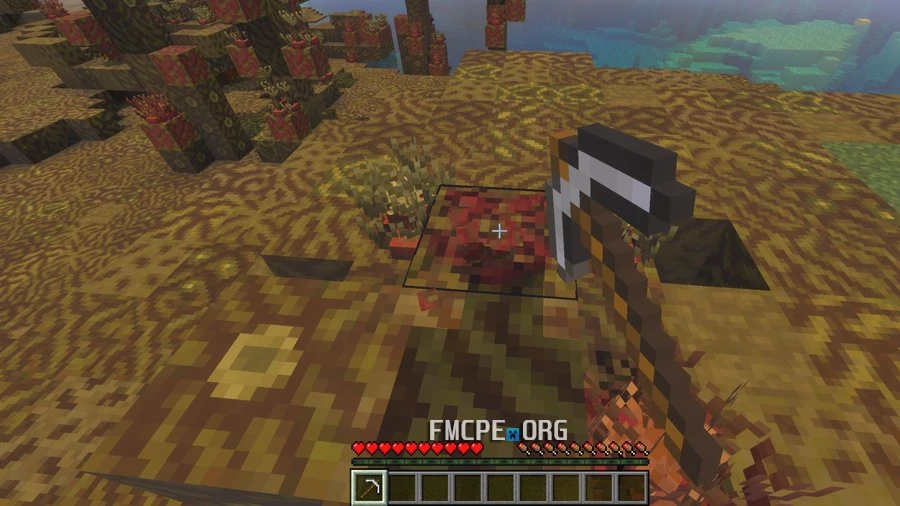 Collecting resources in the contaminated zone