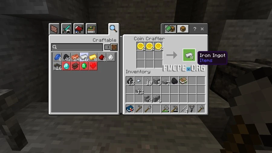 Coins Table allows to exchange resources