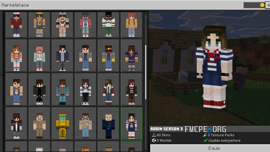 Stranger Things skin pack
