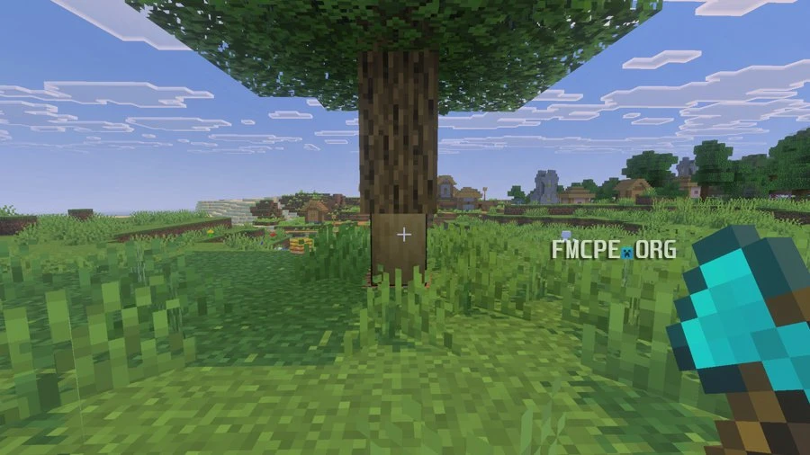 Start Sneaking and chopping the tree