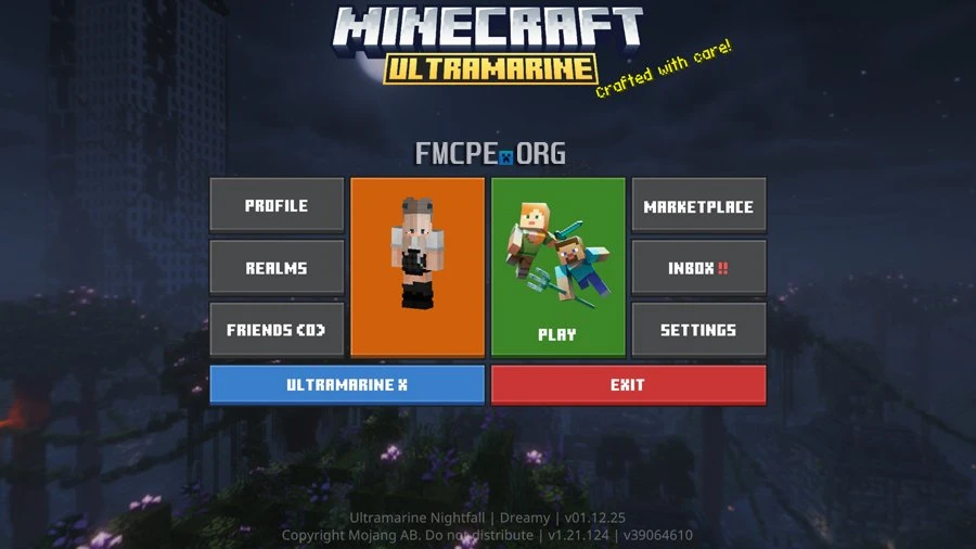Main menu UI changes