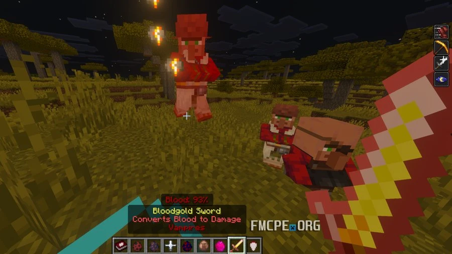 Hunting on the villagers for their blood