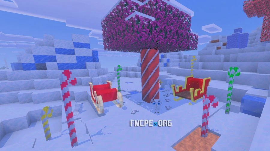 Candy Canes and sleigs