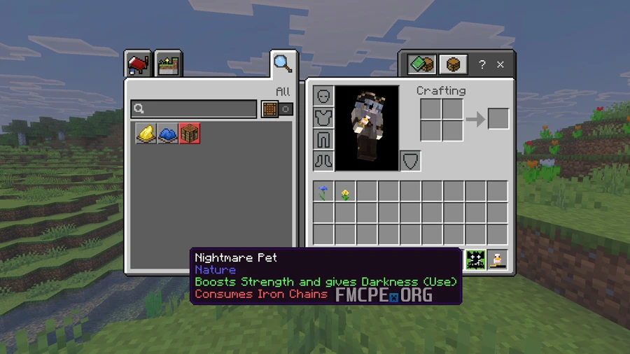 Hover over the pet to see their description in the game