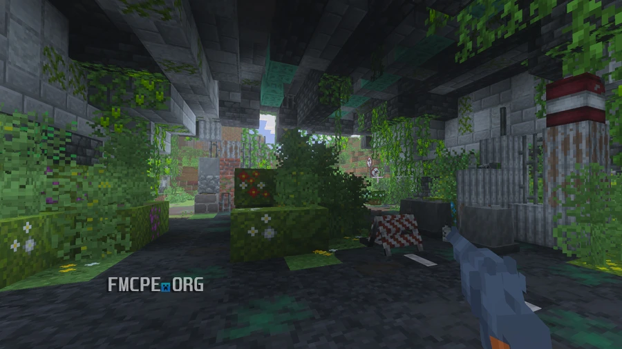 Exploring the city ruins