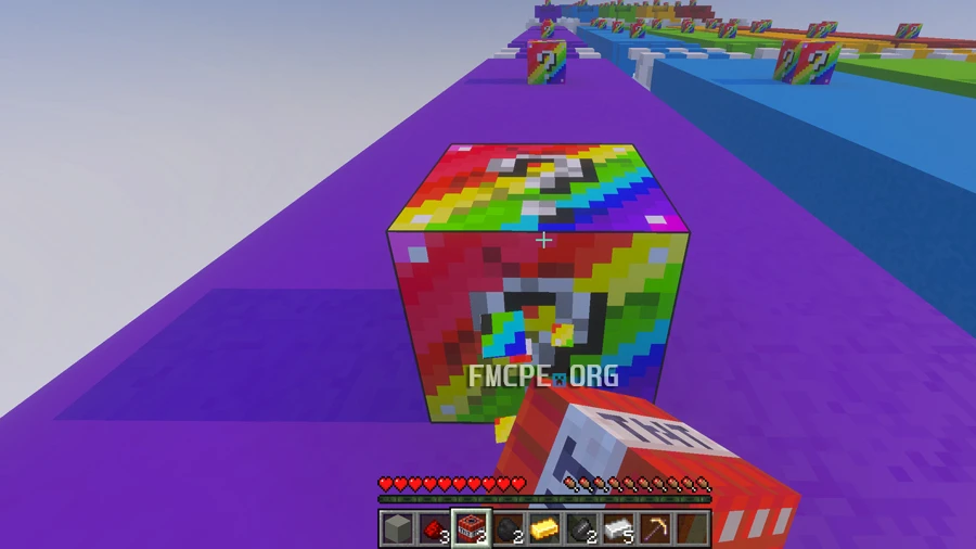 Destroying lucky block